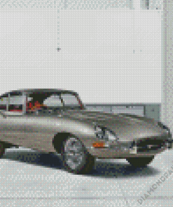 Silver Jaguar Type 1 Diamond Paintings