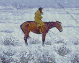 The Herd Boy by Frederic Remington Diamond Paintings
