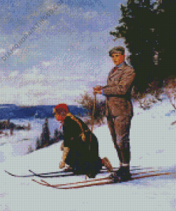 The Nordic Skiing Diamond Paintings