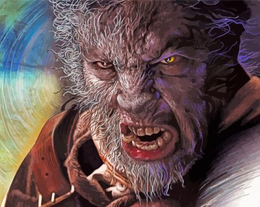 The Wolf Man Art Diamond Paintings