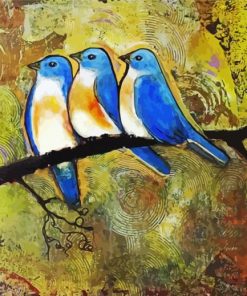 Three Birds Art Diamond Paintings
