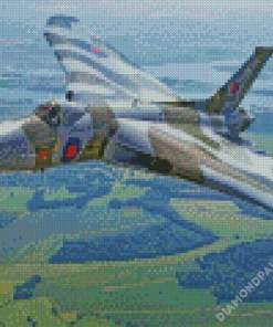 Vulcan Bomber In Flight Diamond Paintings