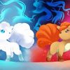 Vulpix White And Brown Diamond Paintings
