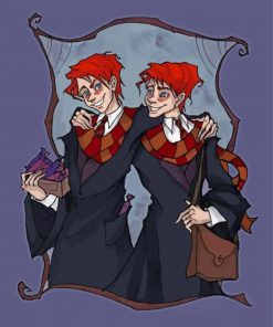 Weasley Twins Harry Potter Art Diamond Paintings