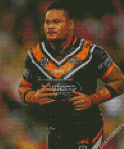 Wests Tigers Rugby Player Diamond Paintings