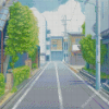 Aesthetic Anime Street Diamond Paintings