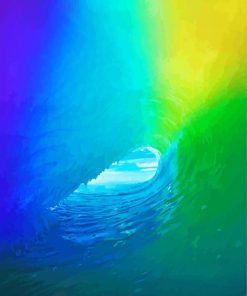Aesthetic Colorful Waves Diamond Paintings