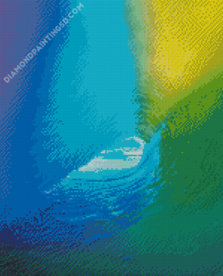 Aesthetic Colorful Waves Diamond Paintings