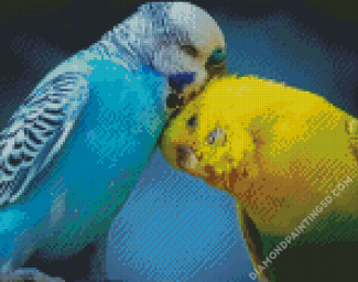 Aesthetic Parakeets Diamond Paintings