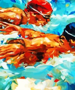 Aesthetic Swimmers Diamond Paintings