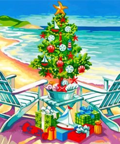 Christmas On The Beach Diamond Paintings