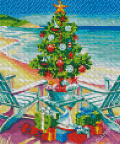 Christmas On The Beach Diamond Paintings