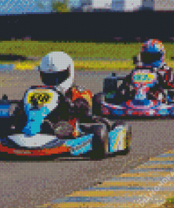 Cool Go Karting Diamond Paintings