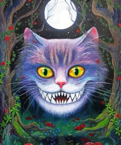 Creepy Smile Cat Diamond Paintings