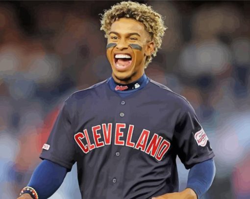 Francisco Lindor Baseball Shortstop Diamond Paintings