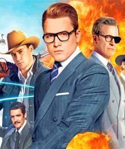 Kingsman Golden Circle Movie Diamond Paintings