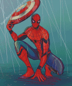 Spider Man Civil War Art Diamond Paintings