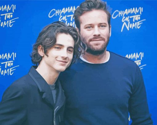 Timothee Chalamet and Armie Hammer Diamond Paintings