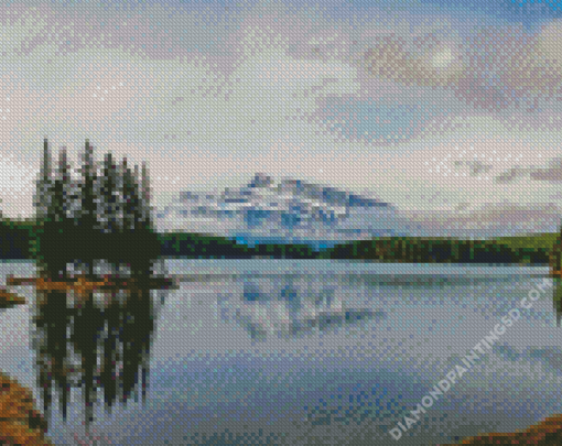 Two Jack Lake In Canada Diamond Paintings