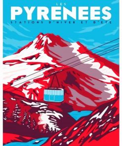 Aesthetic Pyrenees Poster Diamond Paintings