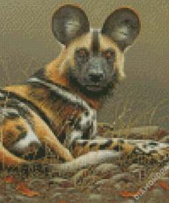 African Hunting Dog Diamond Paintings