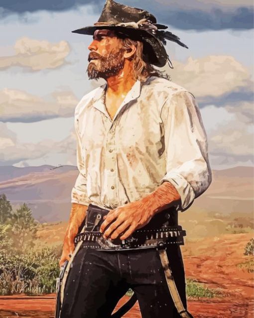 Image of arthur morgan from red dead redemption