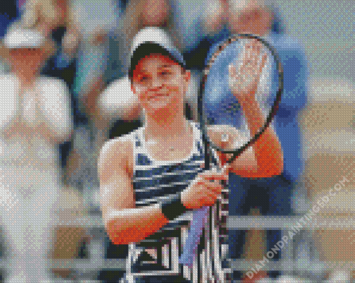 Ashleigh Barty Australian Tennis Player Diamond Paintings