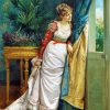 Awaiting The Visitor By Auguste Toulmouche Diamond Paintings