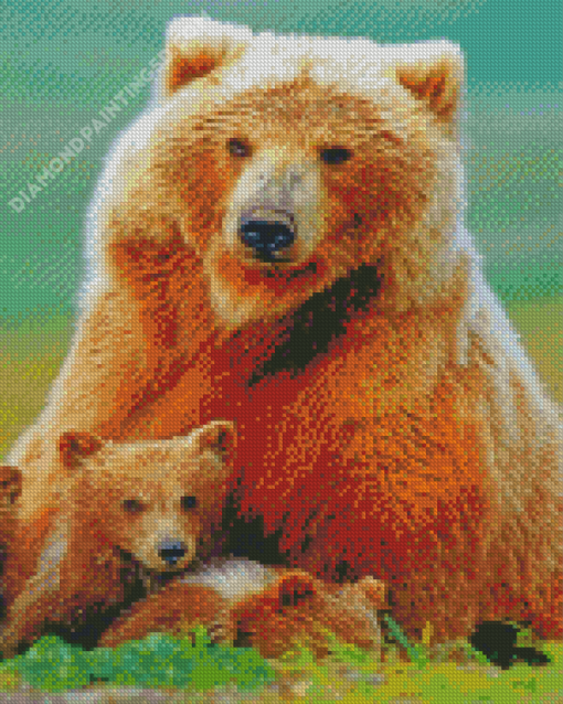 Bear Family Diamond Paintings
