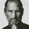 Black And White Steve Jobs Diamond Paintings