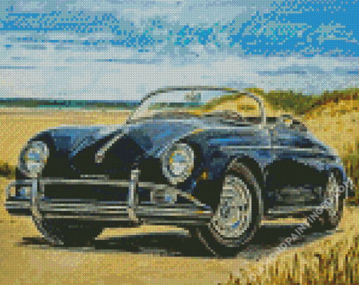 Black Porsche Art Diamond Paintings