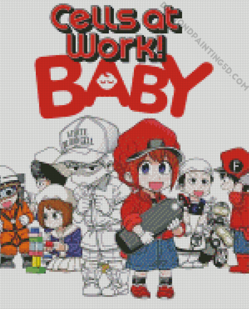 Cells At Work Poster Art Diamond Paintings
