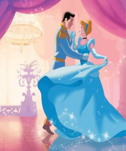 Cinderella And The Prince Dancing Diamond Paintings