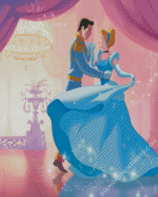 Cinderella And The Prince Dancing Diamond Paintings