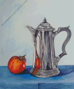 Coffee Pots Illustration Diamond Paintings