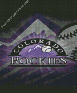 Colorado Rockies Baseball Team Logo Diamond Paintings