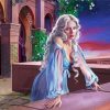 Fantasy Princess On Balcony Diamond Paintings