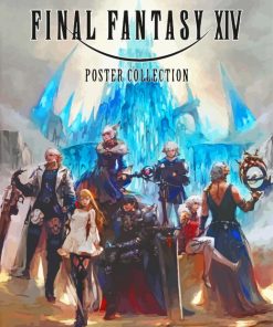 Final Fantasy XIV Poster Art Diamond Paintings