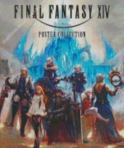Final Fantasy XIV Poster Art Diamond Paintings