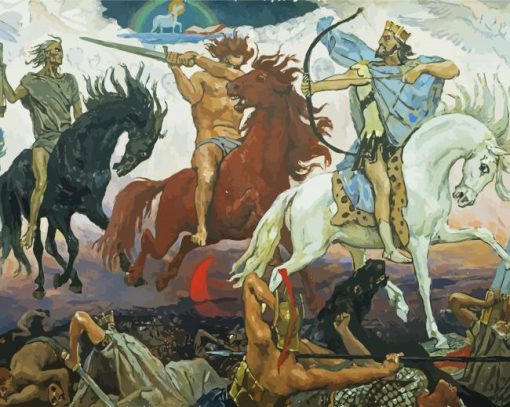 Four Horsemen Of The Apocalypse Art Diamond Paintings