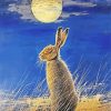 Full Moon Gazing Hare Diamond Paintings