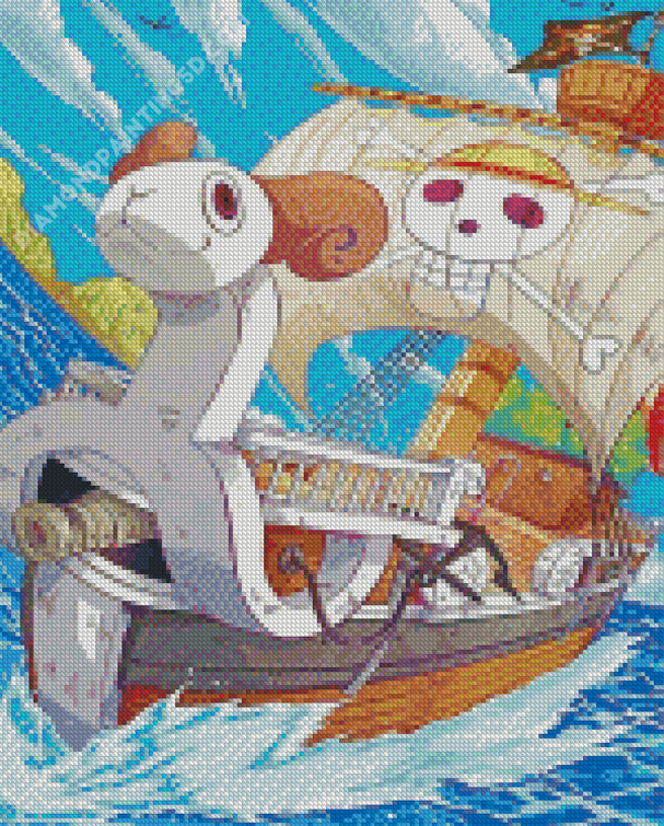 Going Merry One Piece Anime - Diamond Paintings 