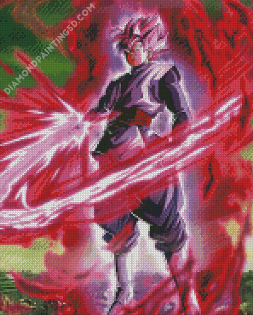 Goku Black Anime Character Art Diamond Paintings