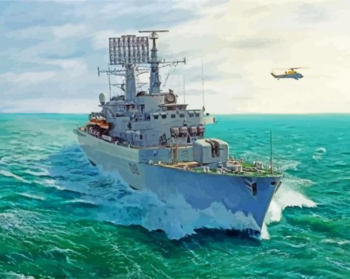 HMS British Navy Ships Diamond Paintings
