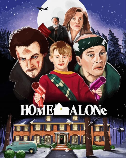 Home Alone Movie Poster Diamond Painting 