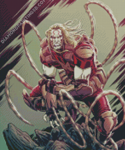 Illustration Omega Red Diamond Paintings