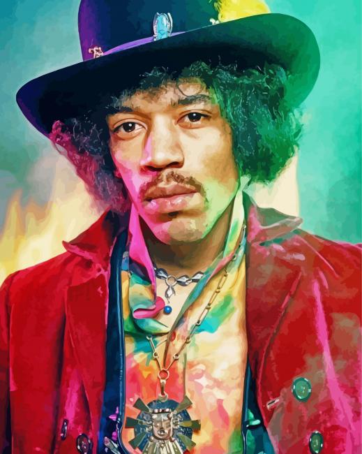 Jimi Hendrix Diamond Paintings
