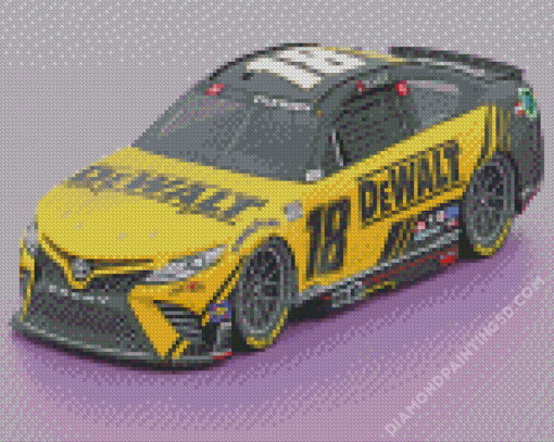 Kyle Busch Car Diamond Paintings