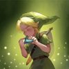 Link Playing Ocarina Legend Of Zelda Diamond Paintings
