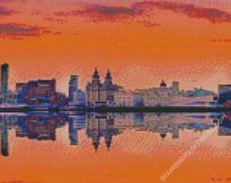 Liverpool Skyline Diamond Paintings